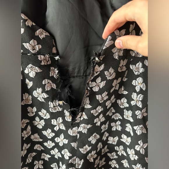 ML Monique Lhuillier Sleeveless Floral Gown size 8 - Picture 8 of 10